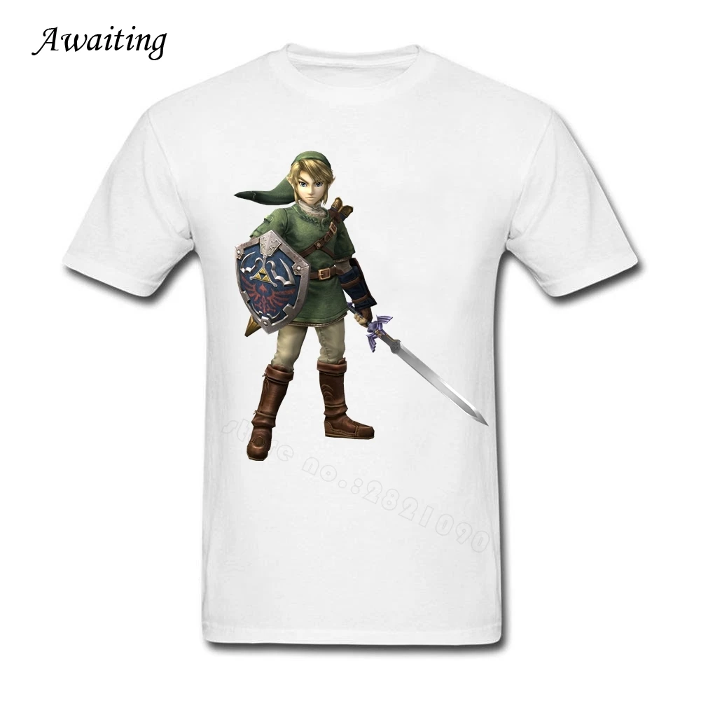 Hero Hyrule Мужской Футболки Летом Фитнес Тройники Для Мужчин 100% Хлопка С Коротким