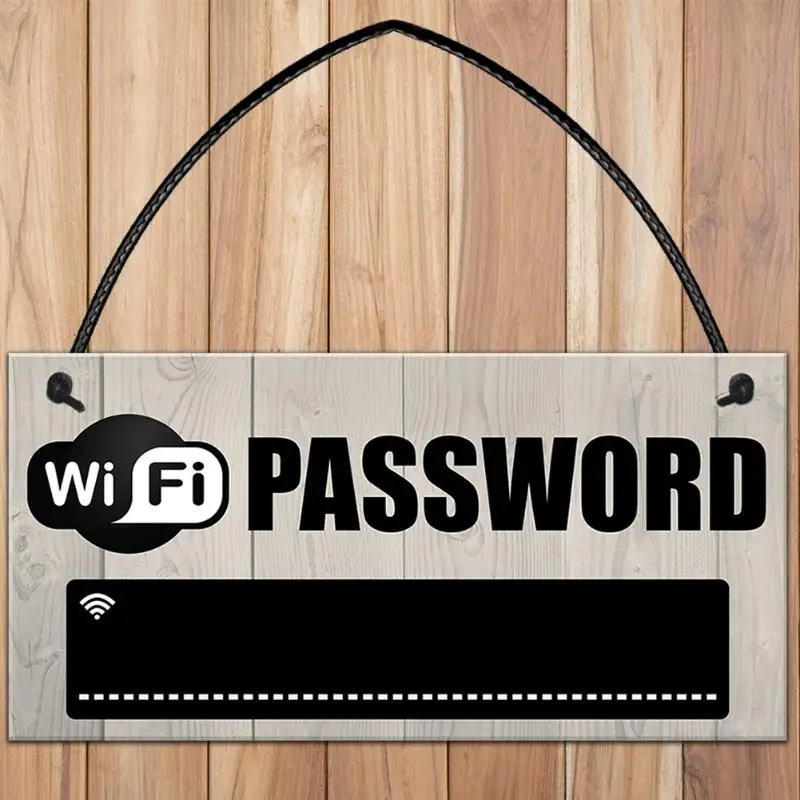 Деревянные знаки с Wi Fi паролем Декор доска сигналом Интернета индикация для дома