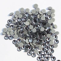 factory price dmc iron on strass black diamond ss6 to ss30 hotfix rhinestones for garment accessories