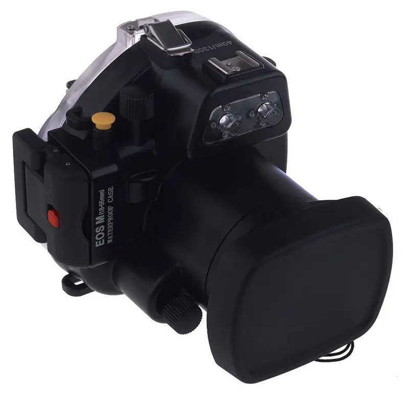 Водонепроницаемый чехол для подводной камеры Canon EOS M 18 55 40 м/130 футов|case for canon|underwater
