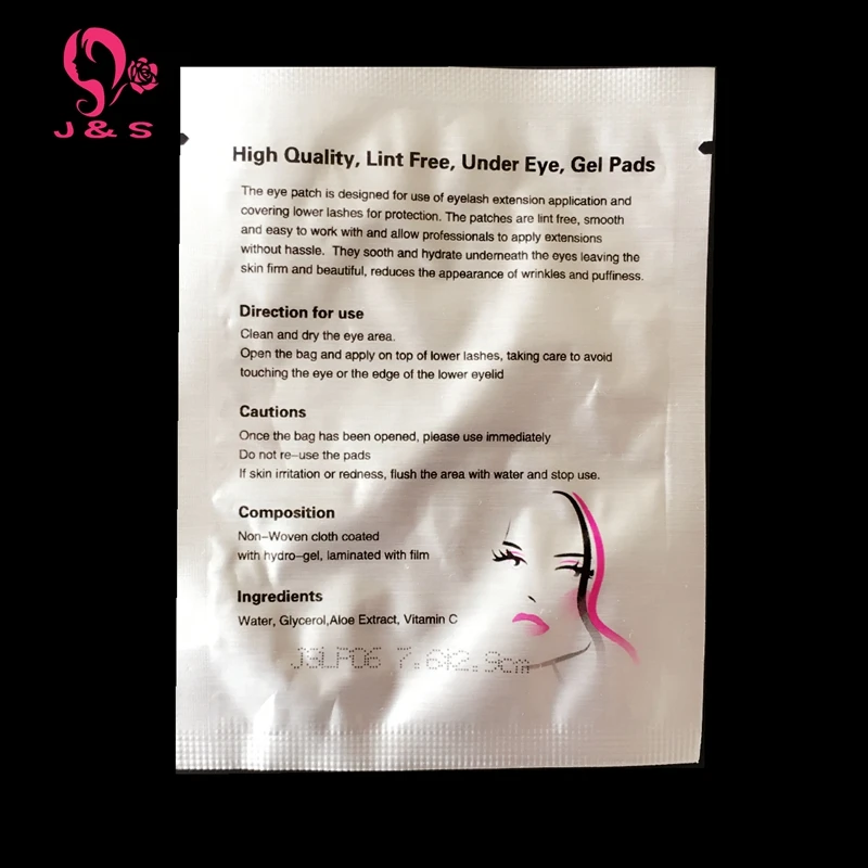50 pairs set Under eye pads Lint Free Eye Gel patches for eyelash extension | Красота и здоровье