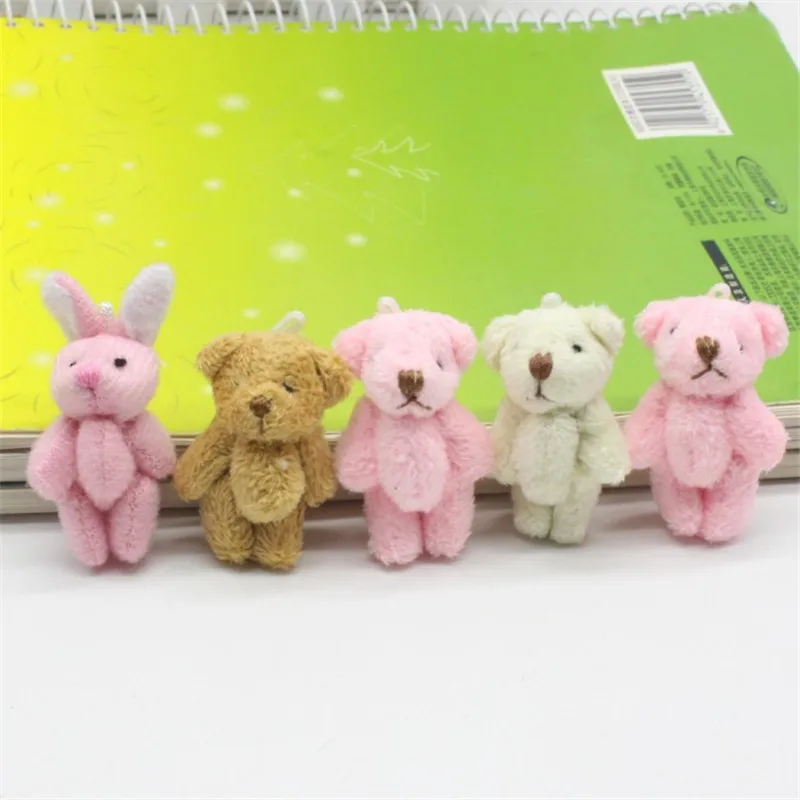 5 шт. цветов 3 см|teddy bear plush|jointed teddy bearteddy |