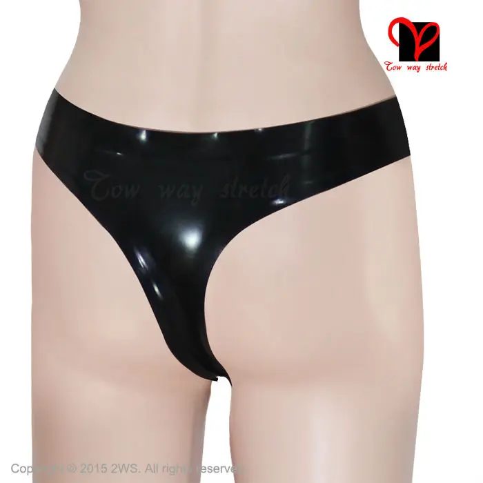 Простое сексуальное латексное нижнее белье с Т образным ремешком трусики шорты KZ