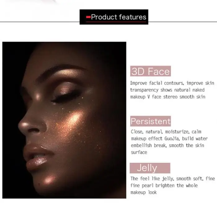 1 шт. тени для век Блеск Пигмент, Шиммер Bling Eyes Макияж Красота для женщин леди OA66
