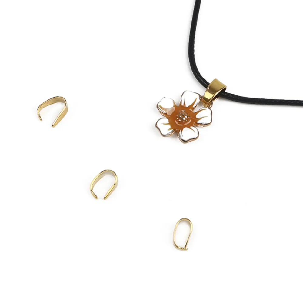 100 шт. 4*9 мм золотистые/Бронзовые/Серебристые зажимные застежки для