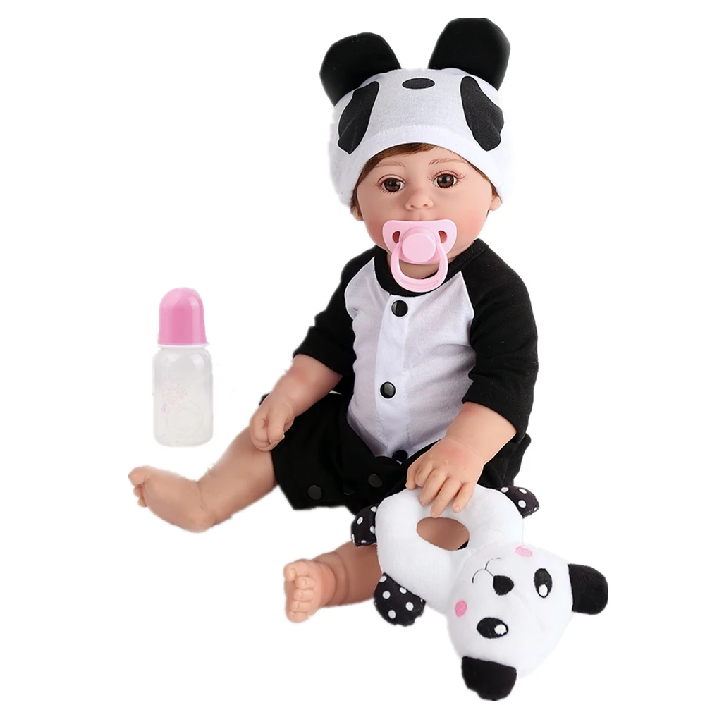 Полный силикон Bebe Reborn Baby Dolls 48 см живая Реалистичная Ванна Playmate 18 дюймов младенец прекрасный Bebe Boneca дети подарки на день рождения