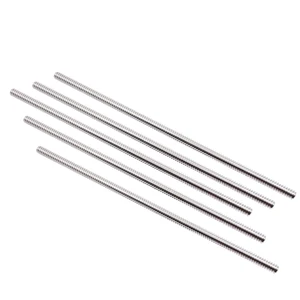 Свинцовый винт для 3D-принтера T8, свинцовый 2 мм Шаг 2 мм, трапециевидный винт без латунной гайки, длина 100 200 250 300 350 400 мм, свинцовый винт