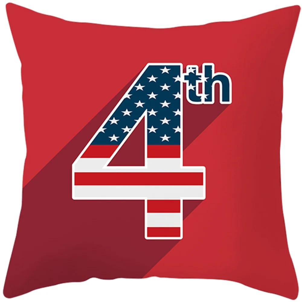 QIFU 45x45 см День Независимости наволочка с американский флаг Happy July 4th декор для