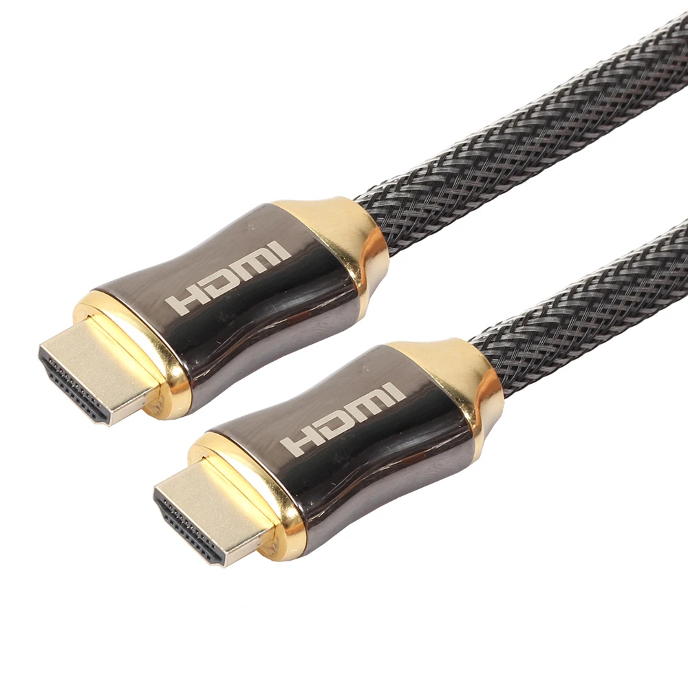 Позолоченный кабель HDMI из цинкового сплава с нейлоновой оплеткой 2,0 4K x 2K Ethernet Поддержка видео 4K 2160P HD 1080P 3D1m 2m 3m 5m 10m