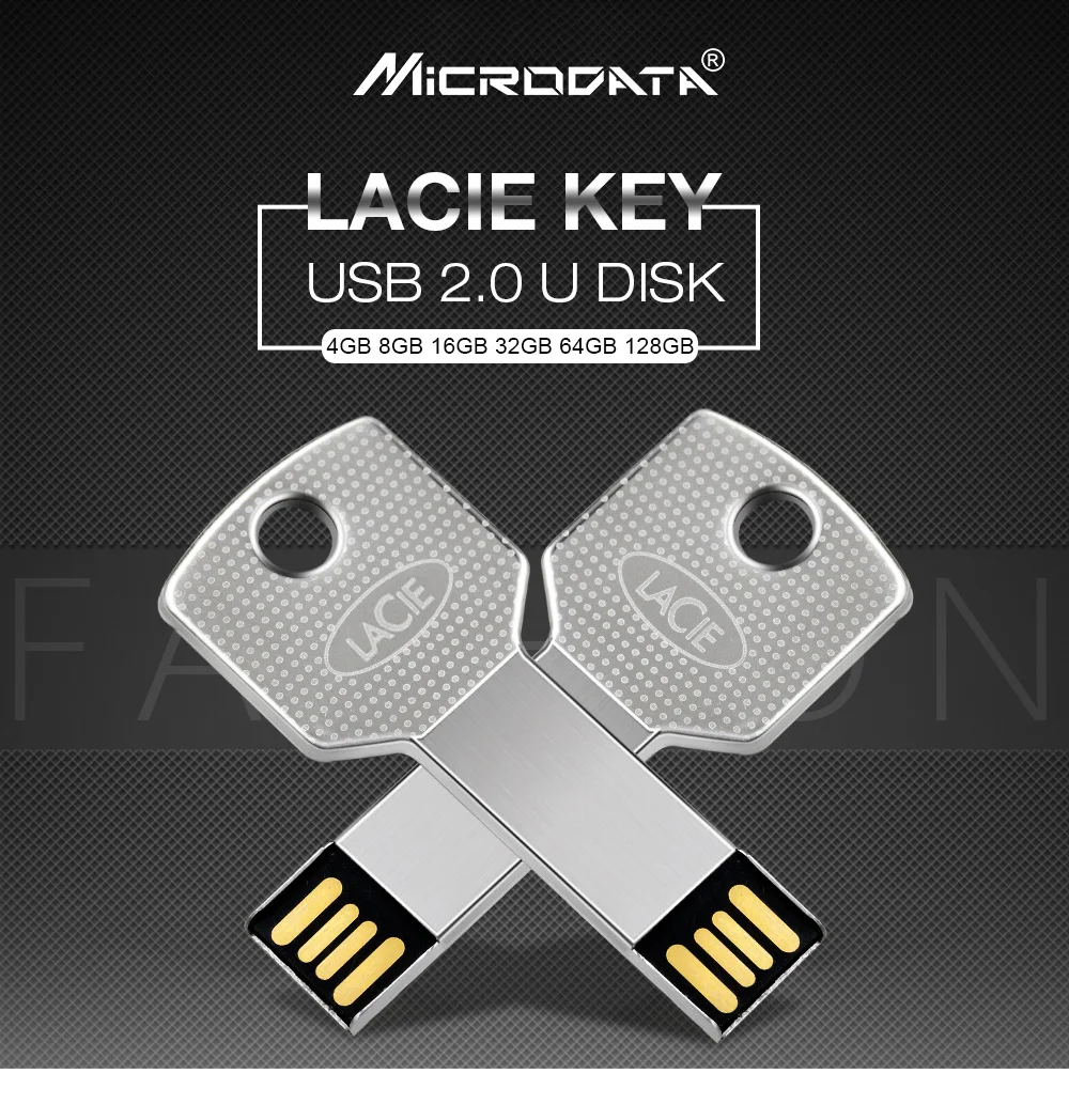 USB флеш-ключ привода, 64 ГБ, 32 ГБ, 128 г, флеш-накопитель, 16 ГБ, Usb2.0, металлический флешка, 8 ГБ, 4 Гб, водонепроницаемый usb-накопитель