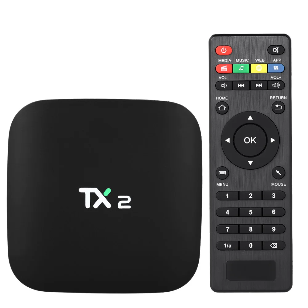 Android 6,0 TX2 R2 ТВ приставка RK3229 Penta Core 2GB 16GB 4K 2,4G wifi TX2 R2 Smart Box HD2.0 BT2.1 медиаплеер TX2 R2 Установочная коробка