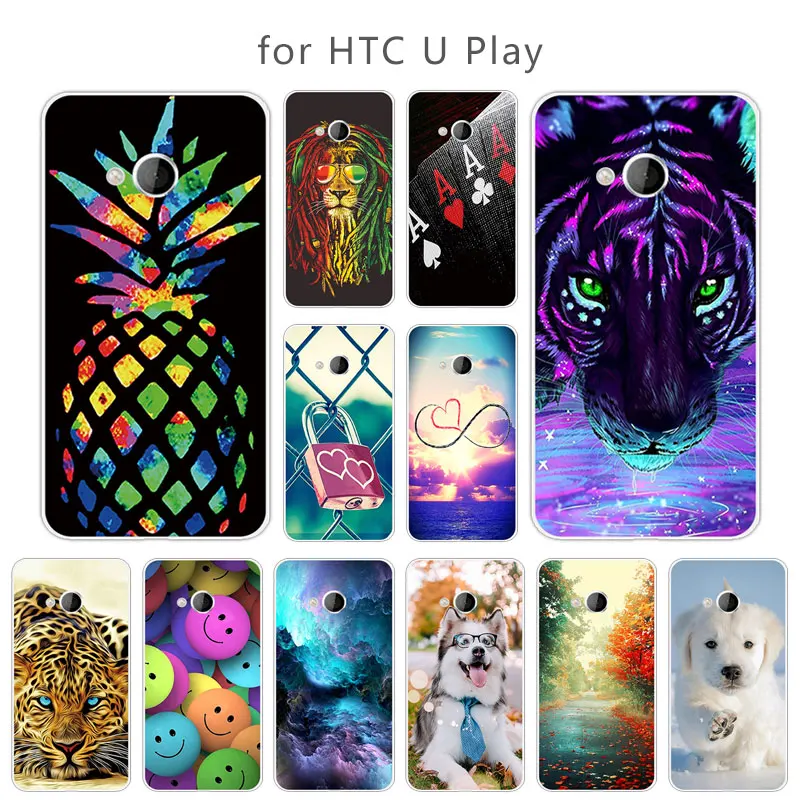 Для HTC U Play Alpine чехол мягкий силиконовый прозрачный ТПУ Skuli задняя крышка ультра