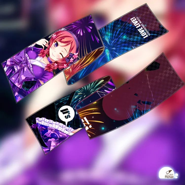 

180*25CM Anime Scarf Lovelive! School Idol Project Maki Nishikino Kimono Hanabi Cute Soft Microfiber Winter Long Scarf