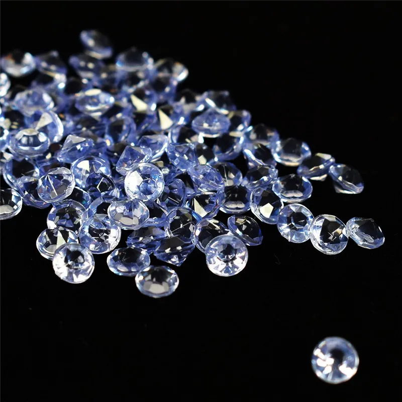 1000 шт прозрачный Акриловый Кристалл Bling Прозрачный конфетти Свадебная вечеринка украшения Свадебный Стол алмаз высокой четкости