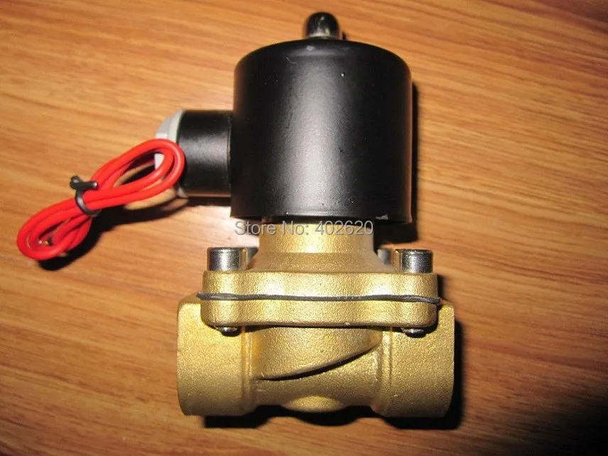 Бесплатная доставка Электрический Соленоидный клапан воды воздуха N/C 220V AC 3/4