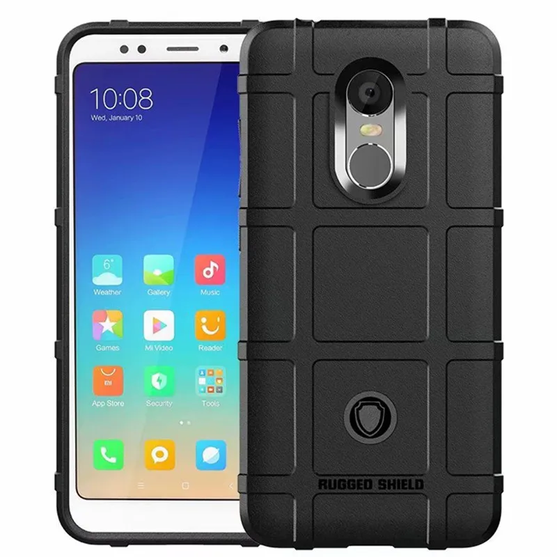 

Rugged Shield Soft rubber Shockproof Phone case for Xiaomi Redmi 5 Plus ultra thick silicone Cover for Redmi 5 Airbag design