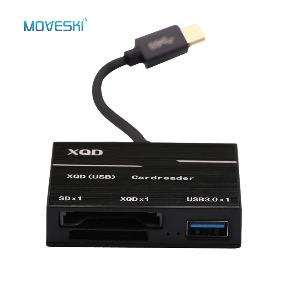 Кардридер Moveski 9189C USB Type-C XQD алюминиевый сплав | Мобильные телефоны и аксессуары