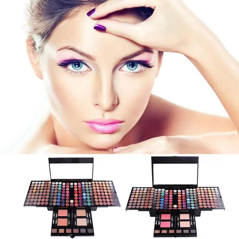 180 блестящие тени для макияжа Pallete матовые тени для век Палитра мерцающие и блестящие алмазные тени для век Пудра пигментная косметика