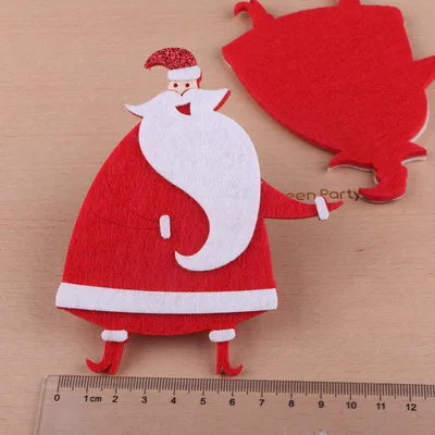 Бесплатная доставка 20 шт. Блестящий нетканый вязаный крючком Войлок украшение