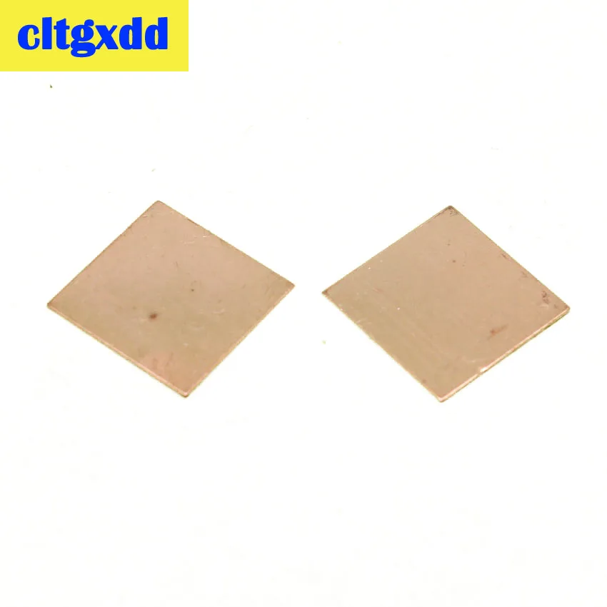 Cltgxdd 10 шт. 15*15*0 3 мм ноутбук Медь лист пластина полосы ШИМ Термальность Подушка
