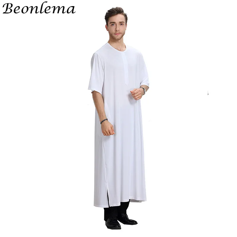 Beonlema мусульманская одежда кафтан Homme исламский o образный вырез абайя Vestidos