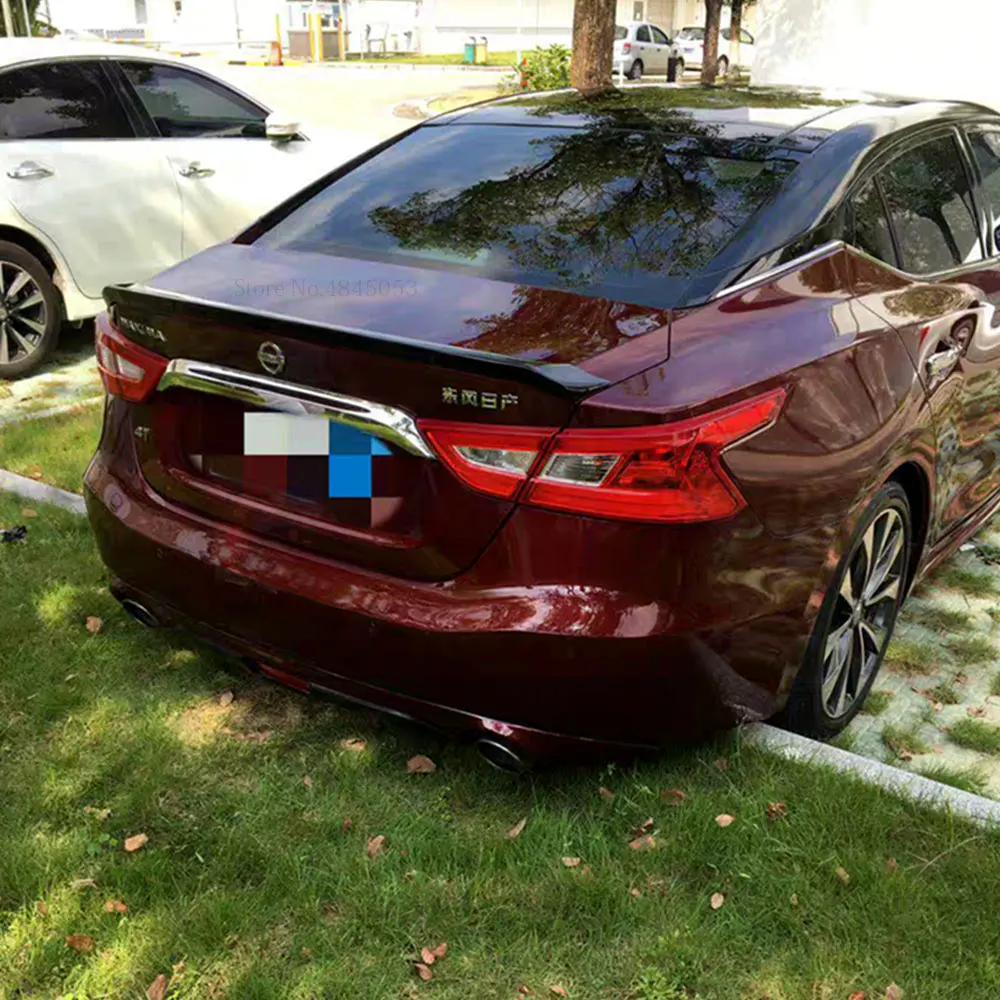 Черный спойлер для Nissan Maxima 2016 2017 2018 2019 высококачественный АБС-пластик Праймер