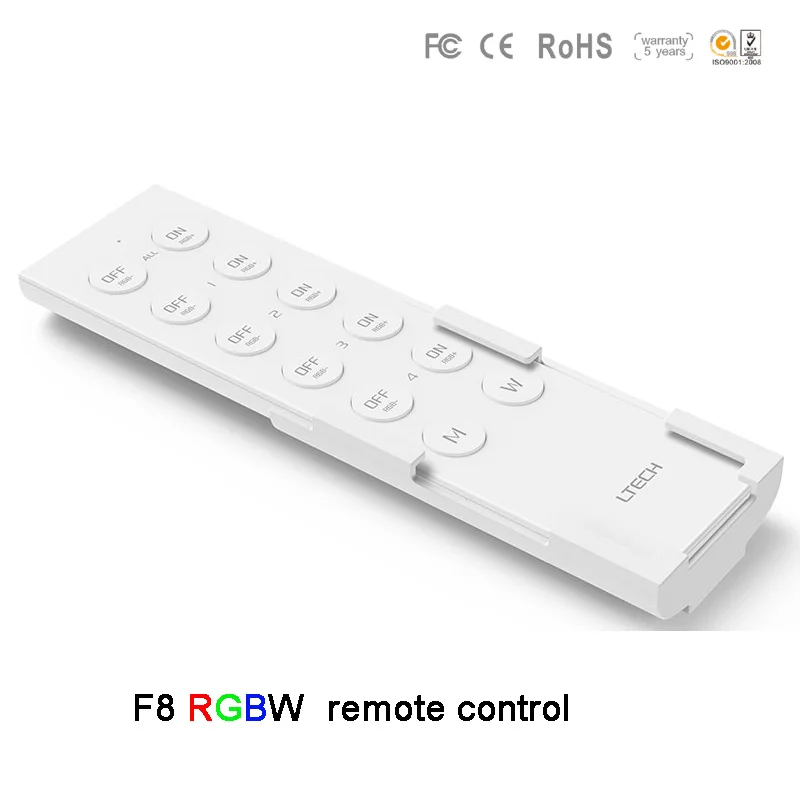 EX8S настенное крепление 2 4 г RF зоны RGBW светодиодный сенсорный Панель AC100 ~ 240V