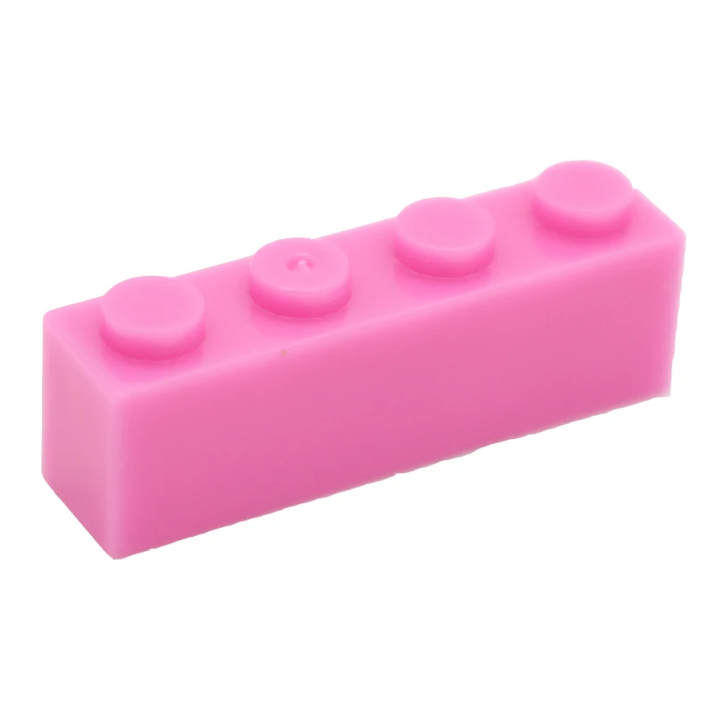 pink Строительный кирпич 1x4(3 h) 3010 Moc креативный сделай сам, обучающий Основные блоки, классические наборы, совместимые со сборками частиц - Цвет: pink