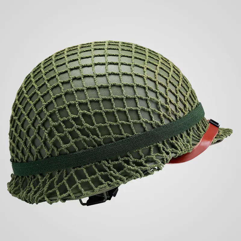 WWII США армейский десантник M1 шлем крышка хлопок камуфляж шлем Net-US180