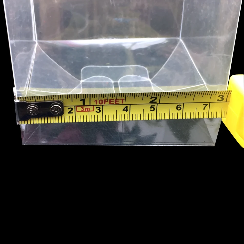 10 шт. прозрачный ПВХ квадратная коробка подарки вечерние конфеты Коробки