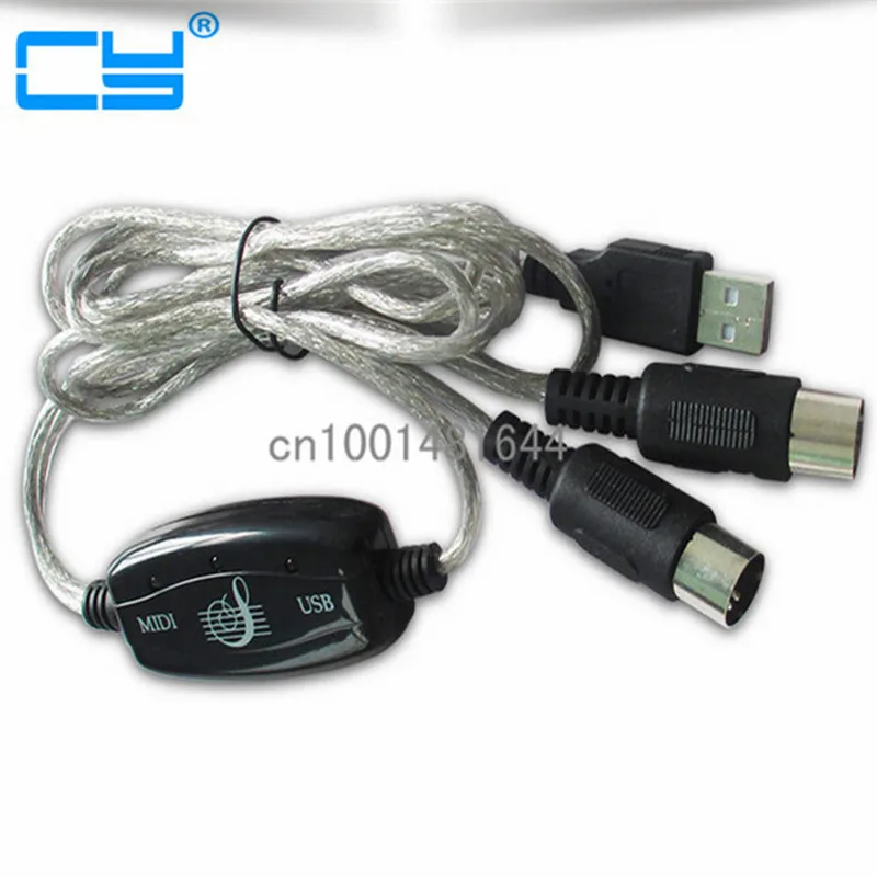 1 8 м USB MIDI кабель конвертер постоянного тока до PC Музыка адаптер клавиатуры