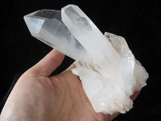 585 г АА натуральный белый прозрачный кристаллический кластер | Дом и сад