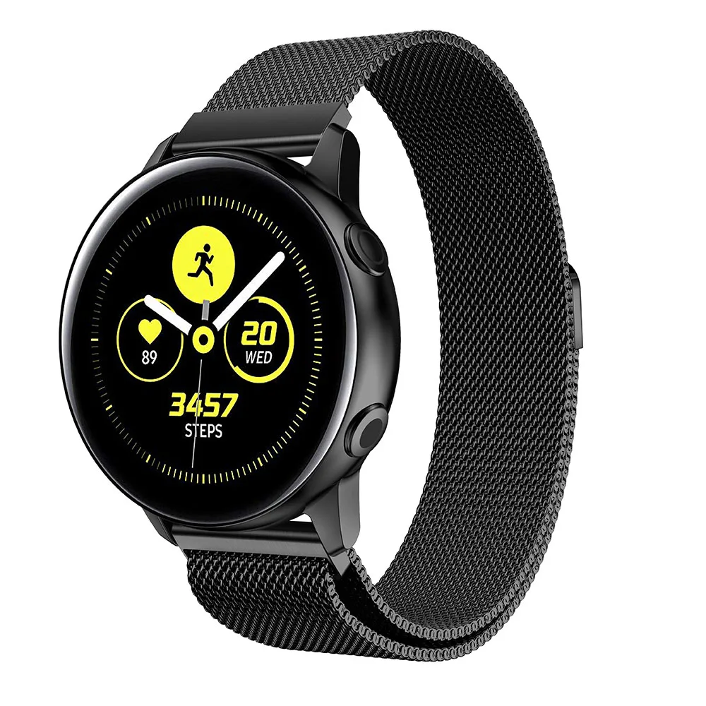 Для samsung часы Галактический браслет galaxy active/Active 2 40/44 мм, ремешок для наручных часов Milanese Loop для samsung galaxy Watch 42 мм ремешок