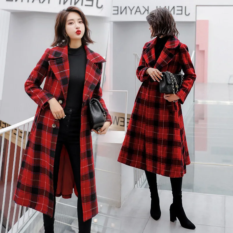 Женское шерстяное пальто manteau femme европейский стиль Осень зима 2018 Теплая стеганая
