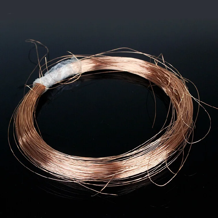 

99.9 Pure T2 copper conductive copper wire rope String1.5mm X 2meter DIY repair material Free Shipping