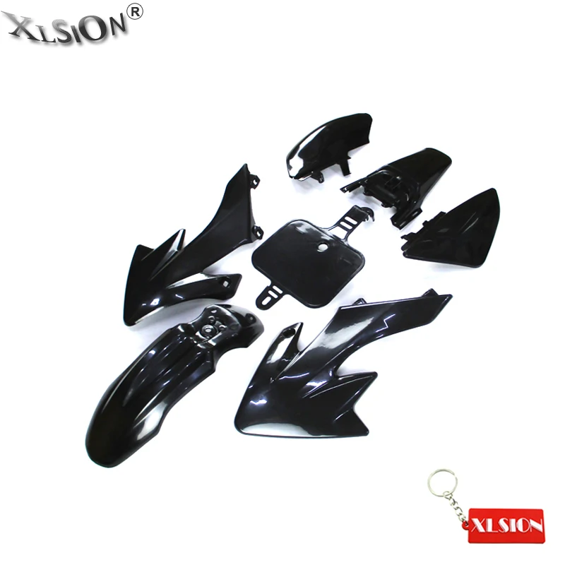 XLSION черный обтекатель пластиковый комплект крыла для Honda CRF50 XR50 Piranha SSR Thumpstar Stomp Pit