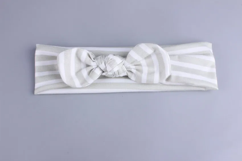 

Free shipping 3pcs in 1 set Fashion children pretty soft printed headband BB girl's knot bow hairband kid's dot hair accessories