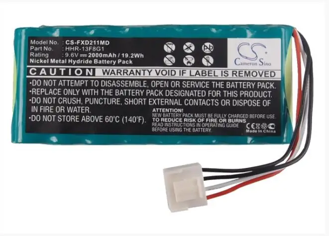 Cameron Sino 2000mAh аккумулятор для FUKUDA FCP-2155 FX-2111 8-raafd HHR-13F8G1 | Электроника