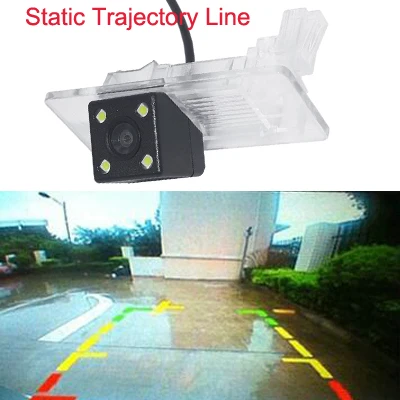 Static Для VW/Polo/sedan/Jetta/Tiguan/passat/sagitar/toureg/Skoda/Octavia/Superb/Fabia/Rapid/Автомобильная CCD HD камера заднего вида - Название цвета: Static