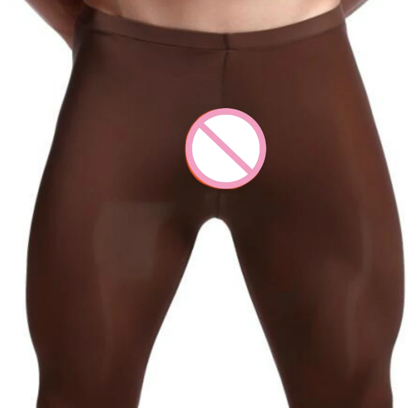 Пикантное шелковое термобелье для мужчин штаны прозрачные теплые эластичные