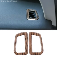 sands wood grain abs car dashboard side air conditioning vent outlet frame trim for land rover discovery sport 2015 2018