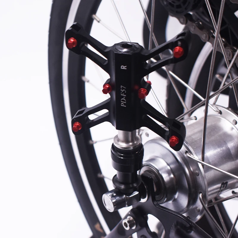 TWTOPSE БЫСТРОРАЗЪЕМНАЯ велосипедная педаль для Brompton складной велосипед 3 герметичные подшипники EZY система ультра-легкие ЧПУ противоскользящие педали части
