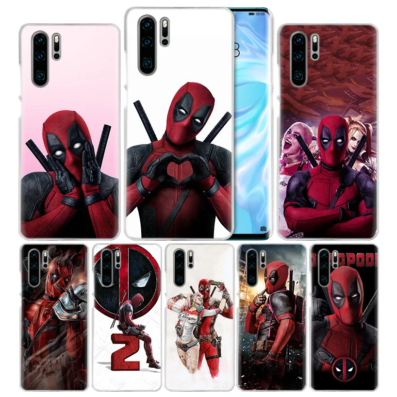 Чехол Hero Deadpool Harley Quinn для huawei P20 P30 P Smart Nova 4 3i P10 P9 P8 mate 10 20 lite Pro Mini жесткий чехол для телефона из ПК