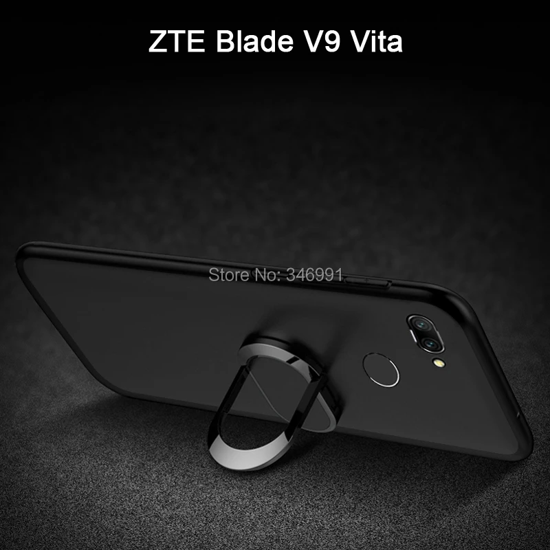 Чехол ZTE Blade V9 Vita 2 Гб 16 роскошный 5 45 дюймовый Мягкий Черный силиконовый чехол для 3