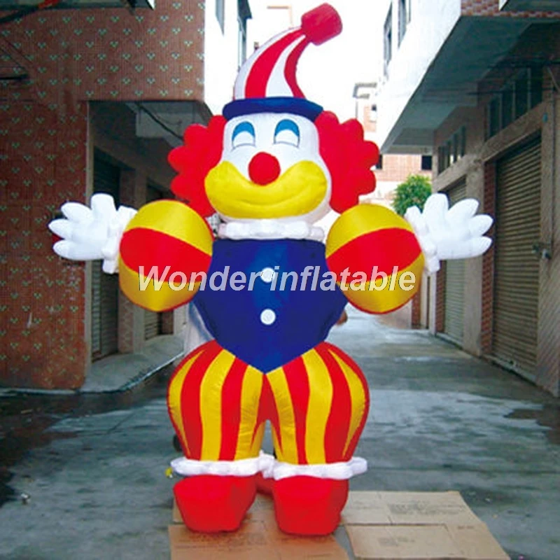 

Hot sale giant advertising inflatable clown model jokerman mascot inflatable display for sale