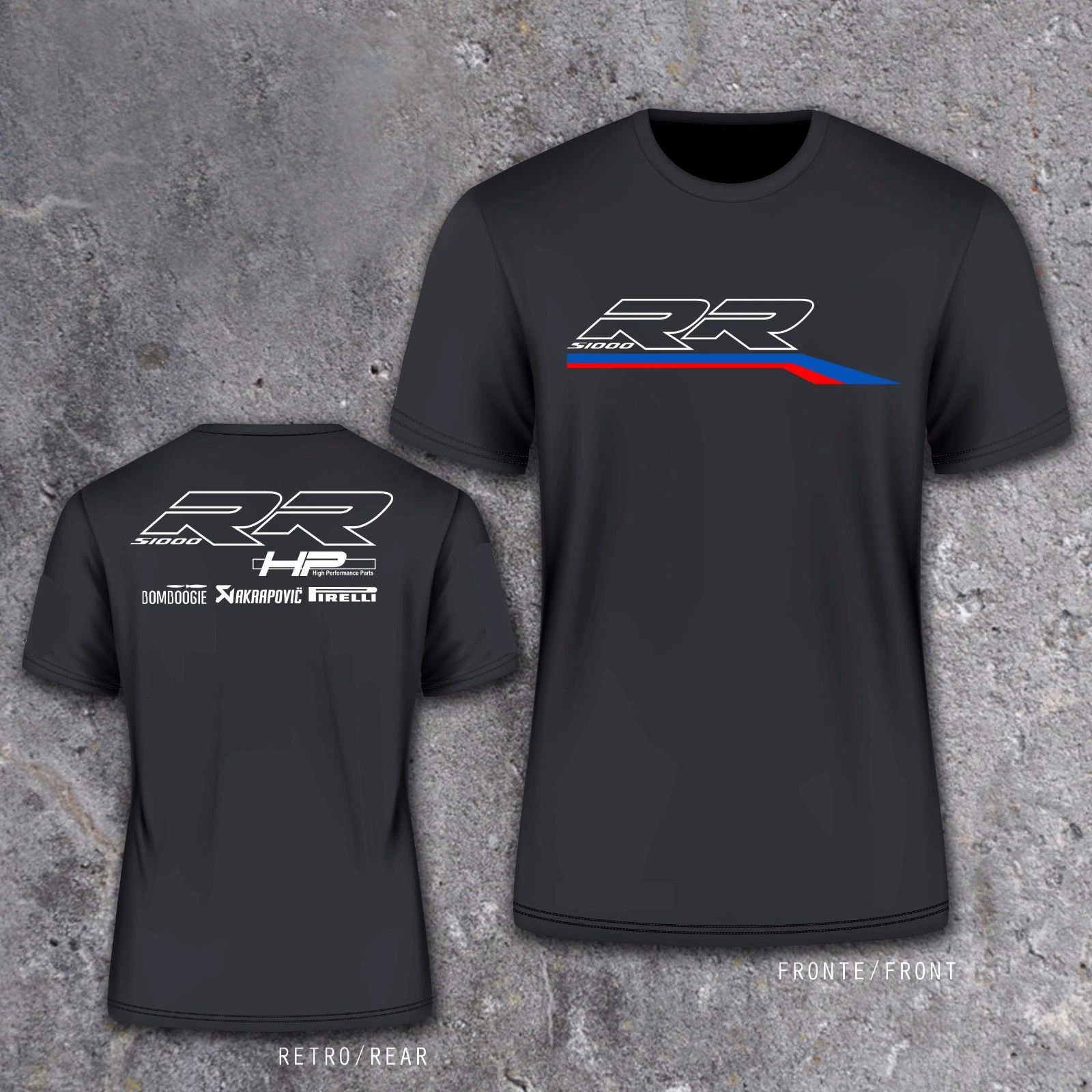 

German Motorcycle Motorrad T-SHIRT S1000 RR RACING MOTORRAD RACE double side