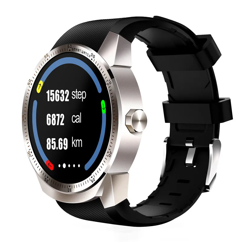 sliver Спортивные Смарт-часы K98H 3g, монитор сердечного ритма, WiFi, gps, смарт-часы для мужчин, 1,33 дюймов, часы PK KW88 X100, Android IOS - Цвет: sliver