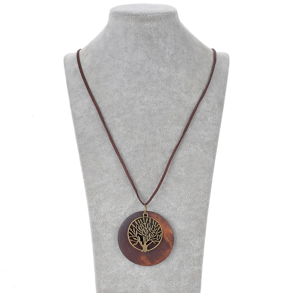 Новый дизайн Круглый двухслойный женский классический кулон новогодний подарок