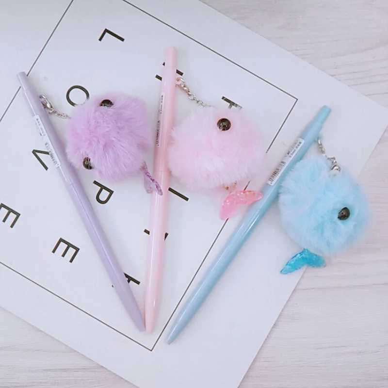 1 шт. милые подвесные механические карандаши 0 5 мм Kawaii Плюшевые автоматические