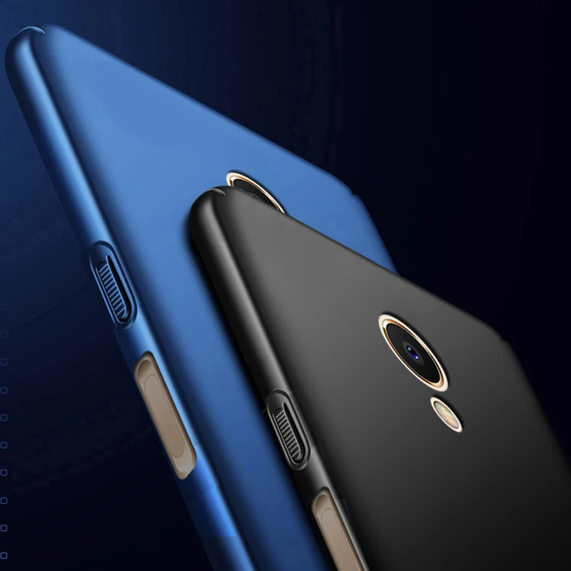 MAKAVO для Meizu M6s чехол 360 Защита Тонкая матовая жесткая задняя крышка из ПК Mblu S6 чехлы